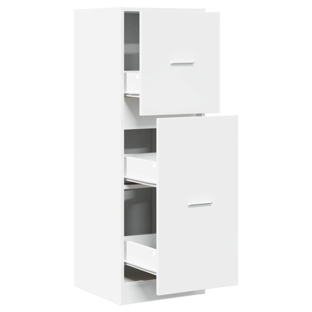 vidaXL Apothekerskast 40x41x118 cm bewerkt hout wit