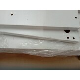 vidaXL Badkamerkast met spiegel en LED 90x12x45 cm acryl wit
