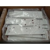 vidaXL Badkamerkast met spiegel en LED 90x12x45 cm acryl wit