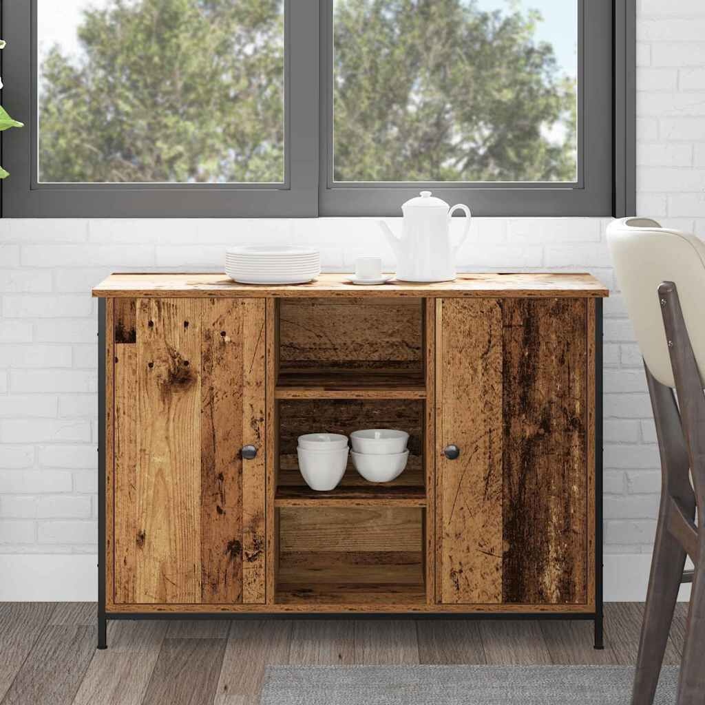 vidaXL Dressoir Oudhout - 100x35x70 cm - 34% Korting
