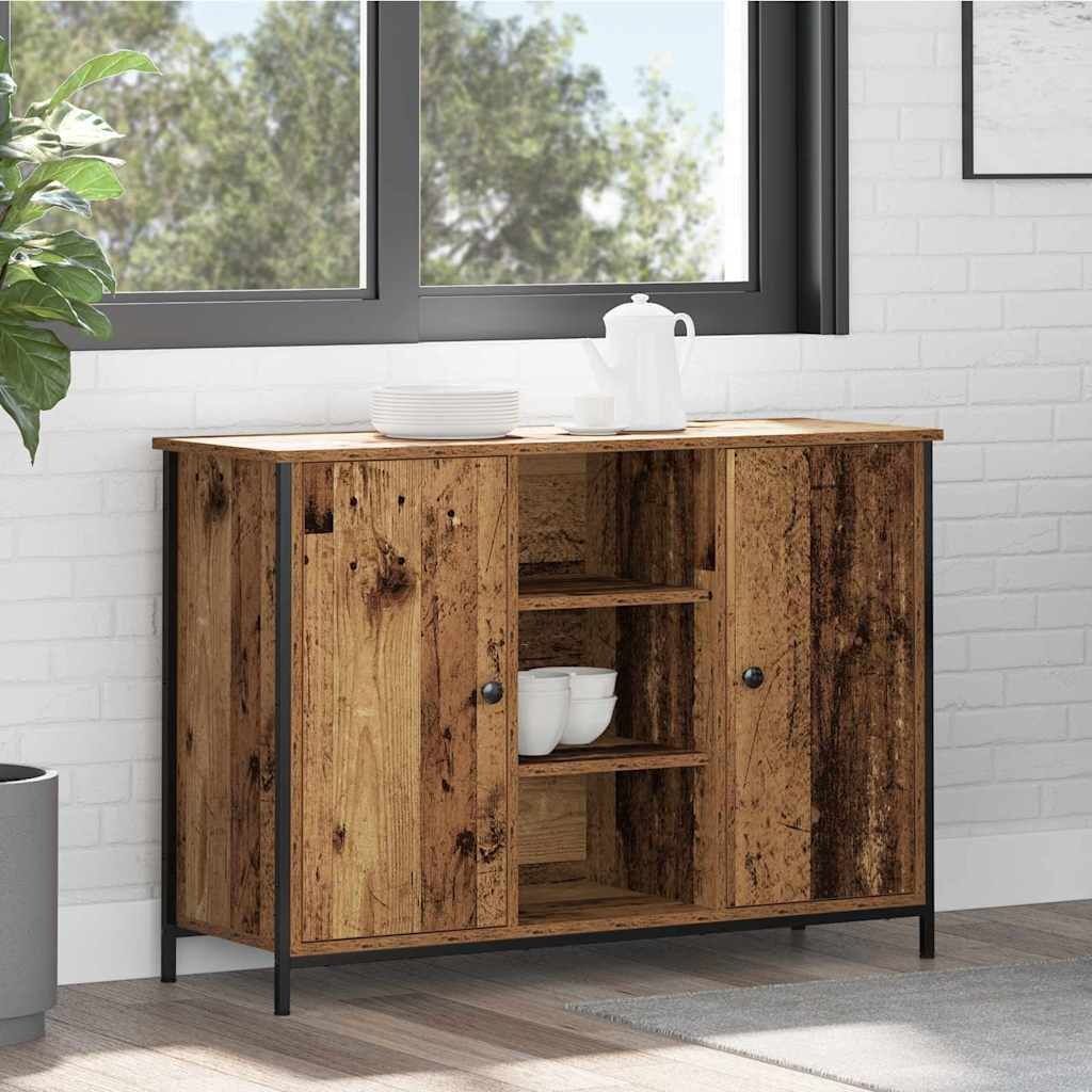 vidaXL Dressoir Oudhout - 100x35x70 cm - 34% Korting