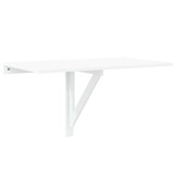 Inklapbare Wandtafel 100x60 cm Wit - 34% Korting