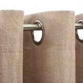 VidaXL Gordijnen Linnen-look Verduisterend 2 stuks Beige 140x175 cm - 34% Korting