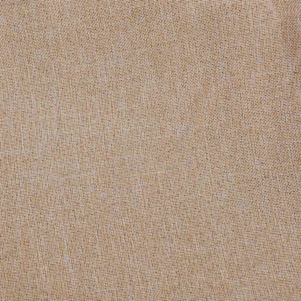 VidaXL Gordijnen Linnen-look Verduisterend 2 stuks Beige 140x175 cm - 34% Korting