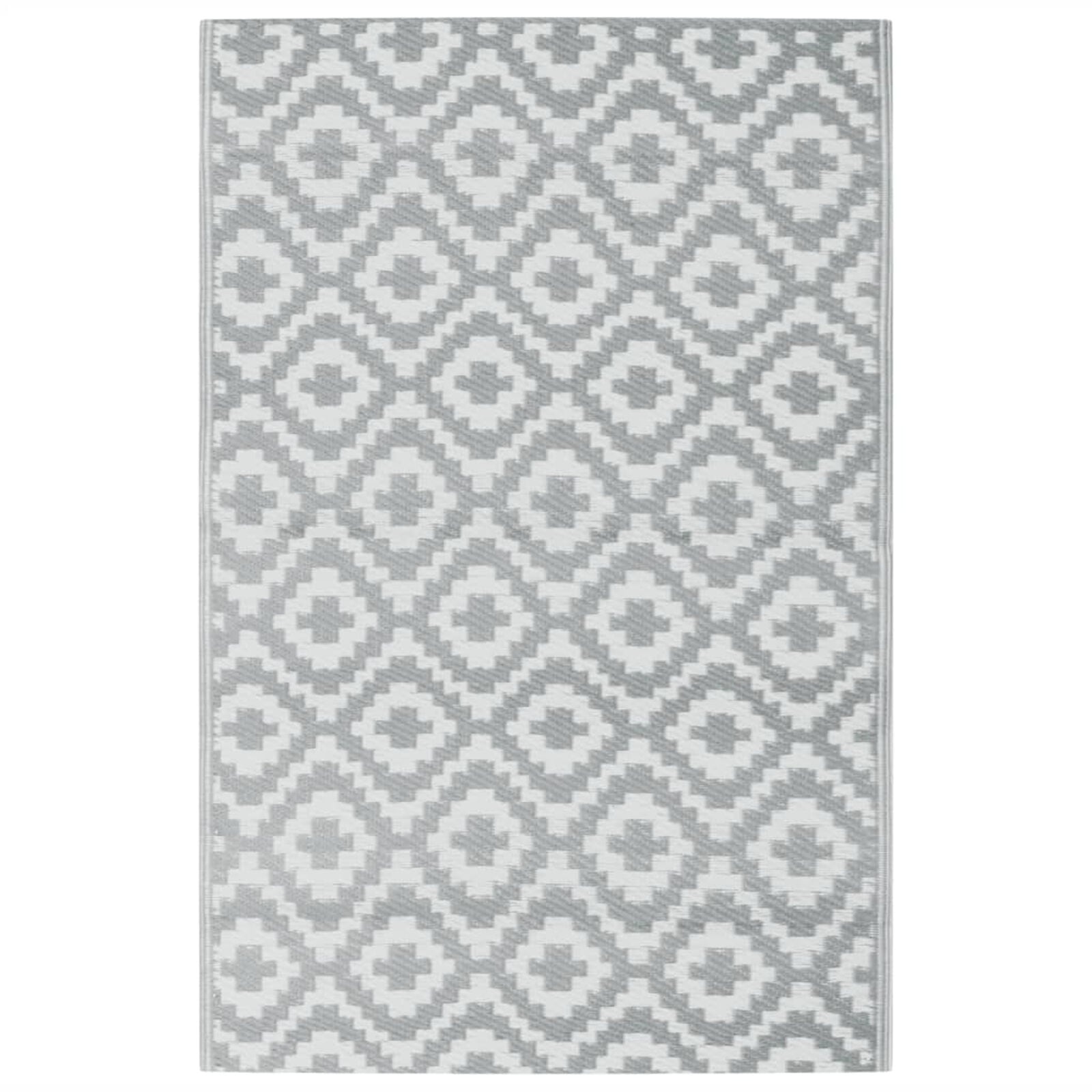 vidaXL Buitenkleed ARAKIL 190x290 cm PP Grijs - 34% Korting