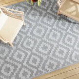 vidaXL Buitenkleed ARAKIL 190x290 cm PP Grijs - 34% Korting