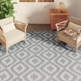 vidaXL Buitenkleed ARAKIL 190x290 cm PP Grijs - 34% Korting