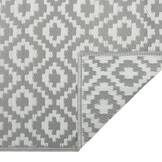 vidaXL Buitenkleed ARAKIL 190x290 cm PP Grijs - 34% Korting