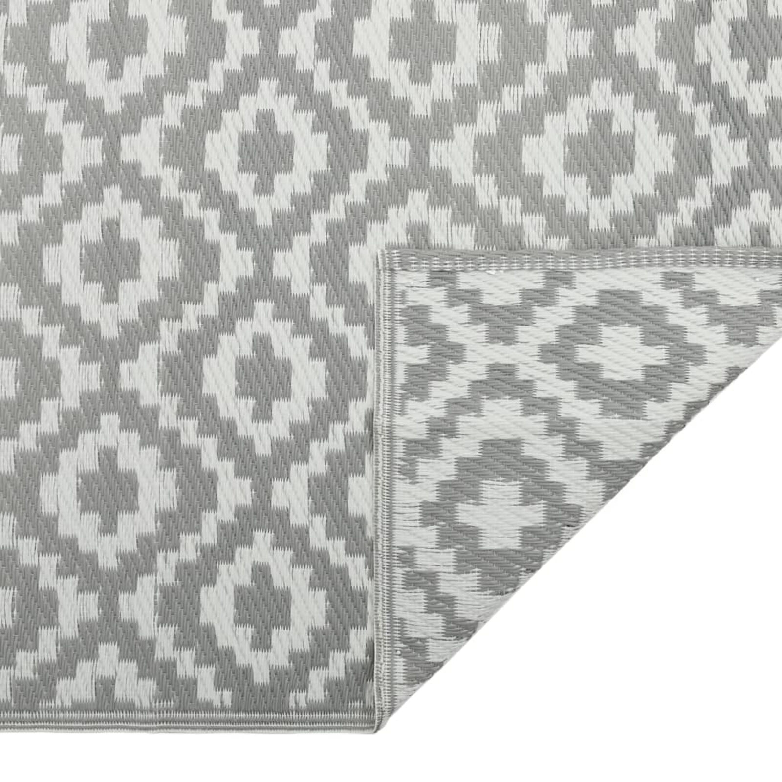 vidaXL Buitenkleed ARAKIL 190x290 cm PP Grijs - 34% Korting
