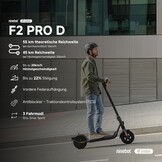 Elektrische Step F2 Pro D Zwart - 60% Korting