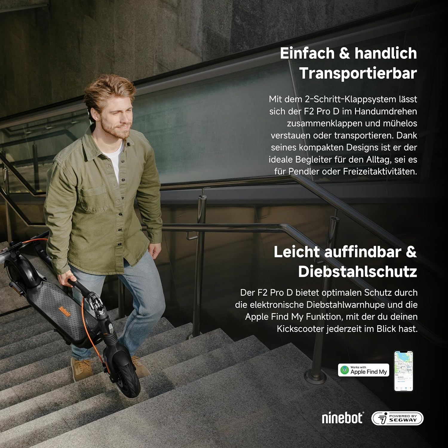 Elektrische Step F2 Pro D Zwart - 60% Korting