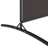 vidaXL Kamerscherm met 4 panelen 346x180 cm stof bruin