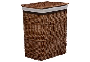 VidaXL Wasmand Wilgen Bruin - 58% Korting