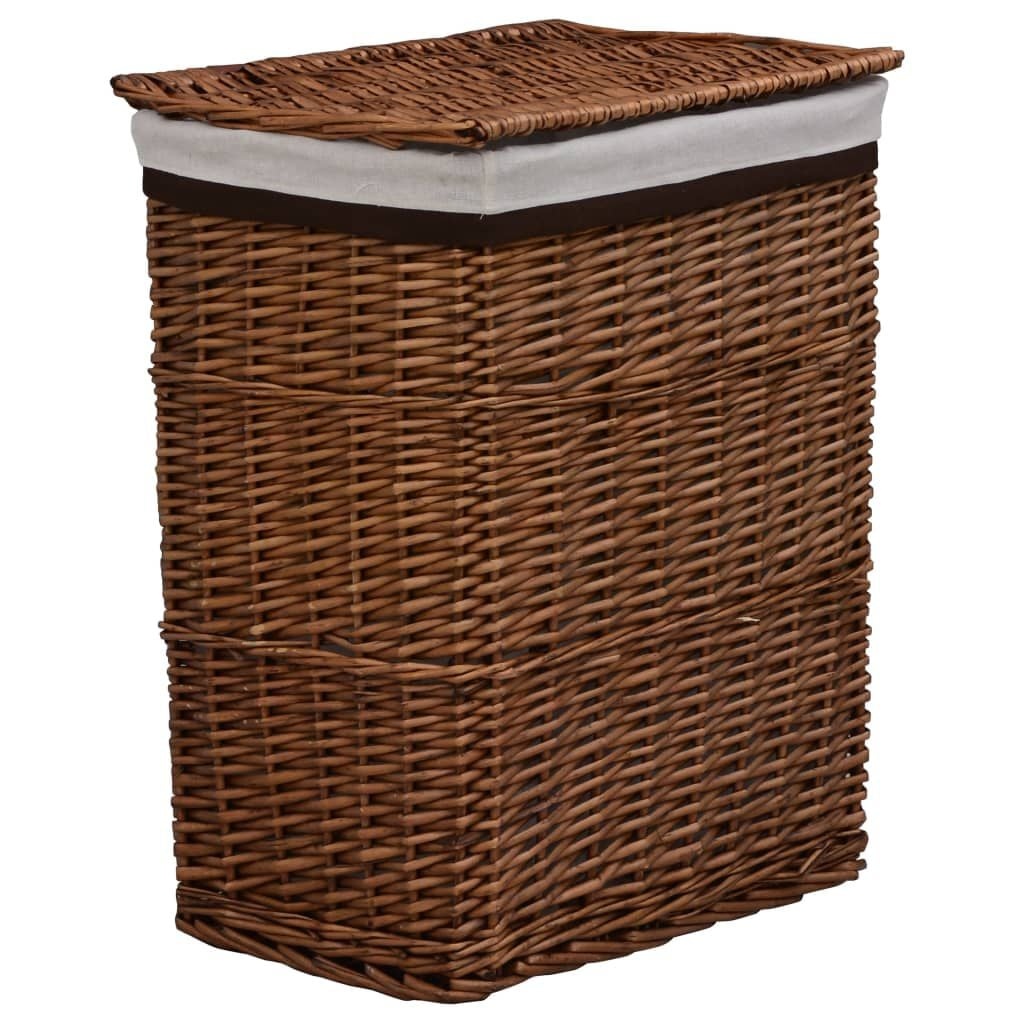 VidaXL Wasmand Wilgen Bruin - 54% Korting