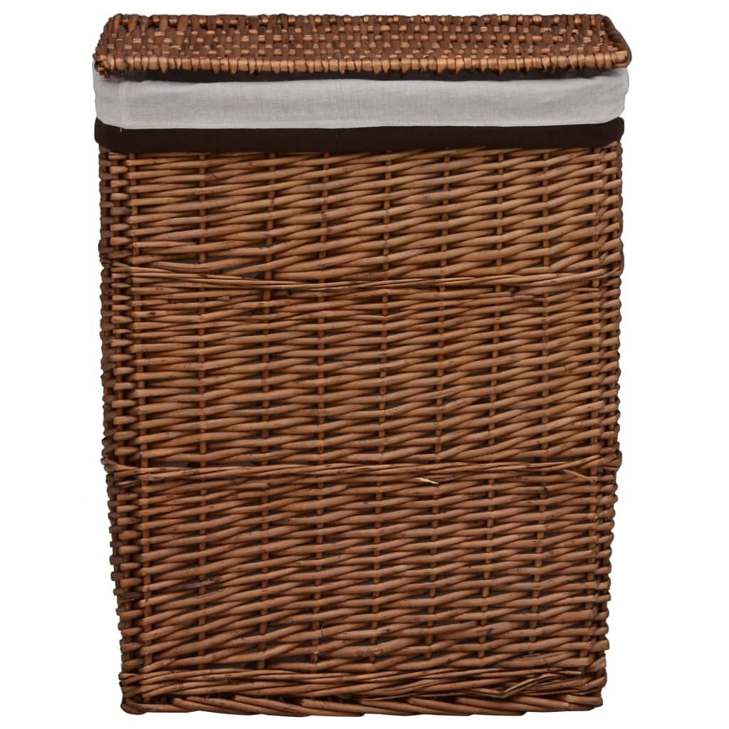 VidaXL Wasmand Wilgen Bruin - 54% Korting