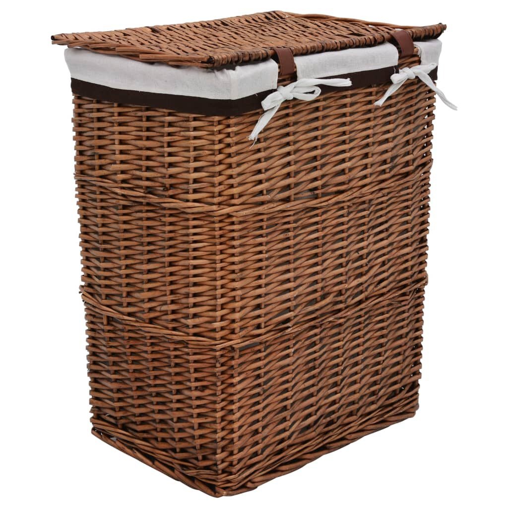 VidaXL Wasmand Wilgen Bruin - 54% Korting