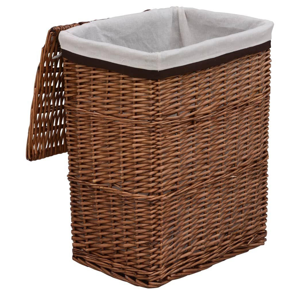 VidaXL Wasmand Wilgen Bruin - 54% Korting