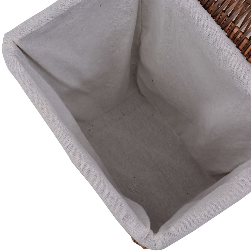 VidaXL Wasmand Wilgen Bruin - 54% Korting