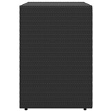 vidaXL Tuinkast Poly Rattan Zwart 100x55,5x80 cm - 34% Korting!