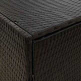 vidaXL Tuinkast Poly Rattan Zwart 100x55,5x80 cm - 34% Korting!