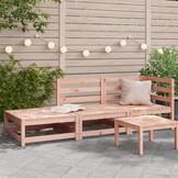 VidaXL Tuinbank met Voetenbank - 2-zits Douglashout - 35% Korting