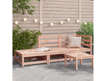 VidaXL Tuinbank met Voetenbank - 2-zits Douglashout - 35% Korting