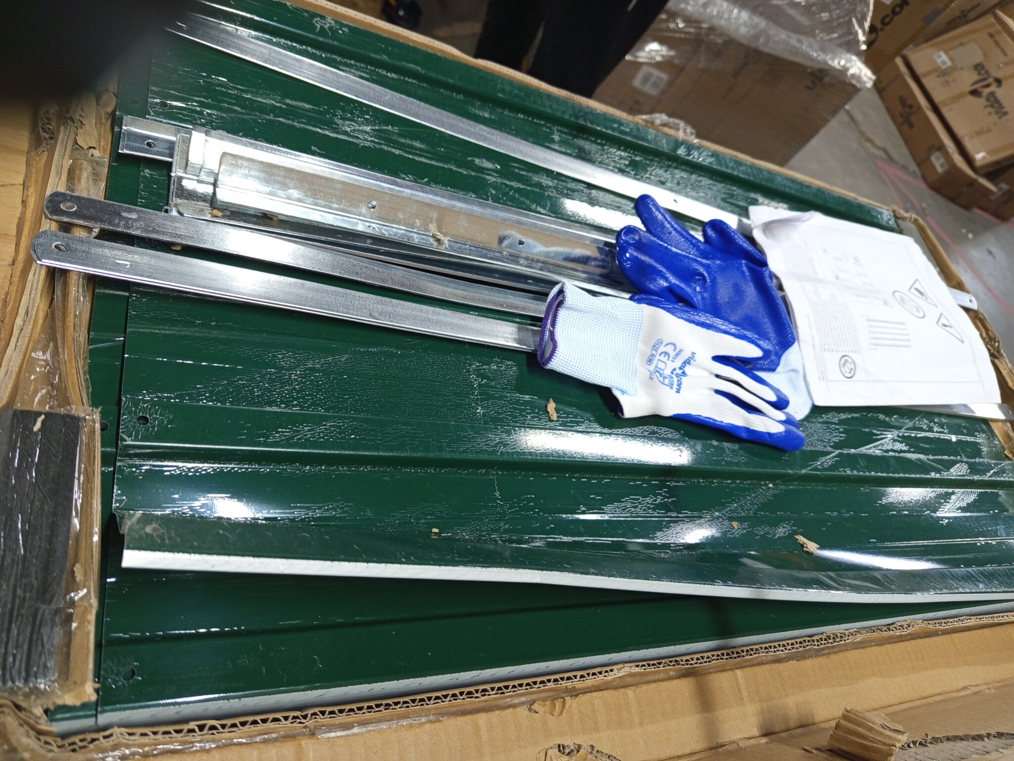 Verhoogde Plantenbak 240x80x77 cm Groen Staal - 59% Korting