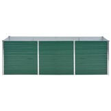 Verhoogde Plantenbak 240x80x77 cm Groen Staal - 59% Korting