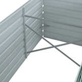 Verhoogde Plantenbak 240x80x77 cm Groen Staal - 59% Korting