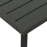 vidaXL Tuintafel 110x55x35 cm Staal Antraciet - 35% Korting