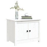 vidaXL Salontafel Grenenhout Wit 71x49x55 cm - 34% Korting
