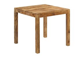 Eettafel 82x80x76 cm massief mangohout - 41% Korting