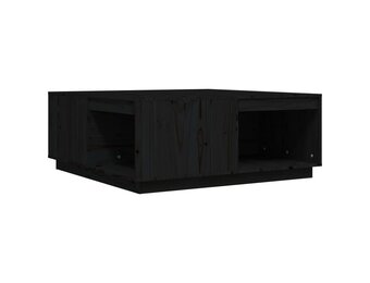 Zwarte Grenenhouten Salontafel 100x101x40,5 cm - 35% Korting
