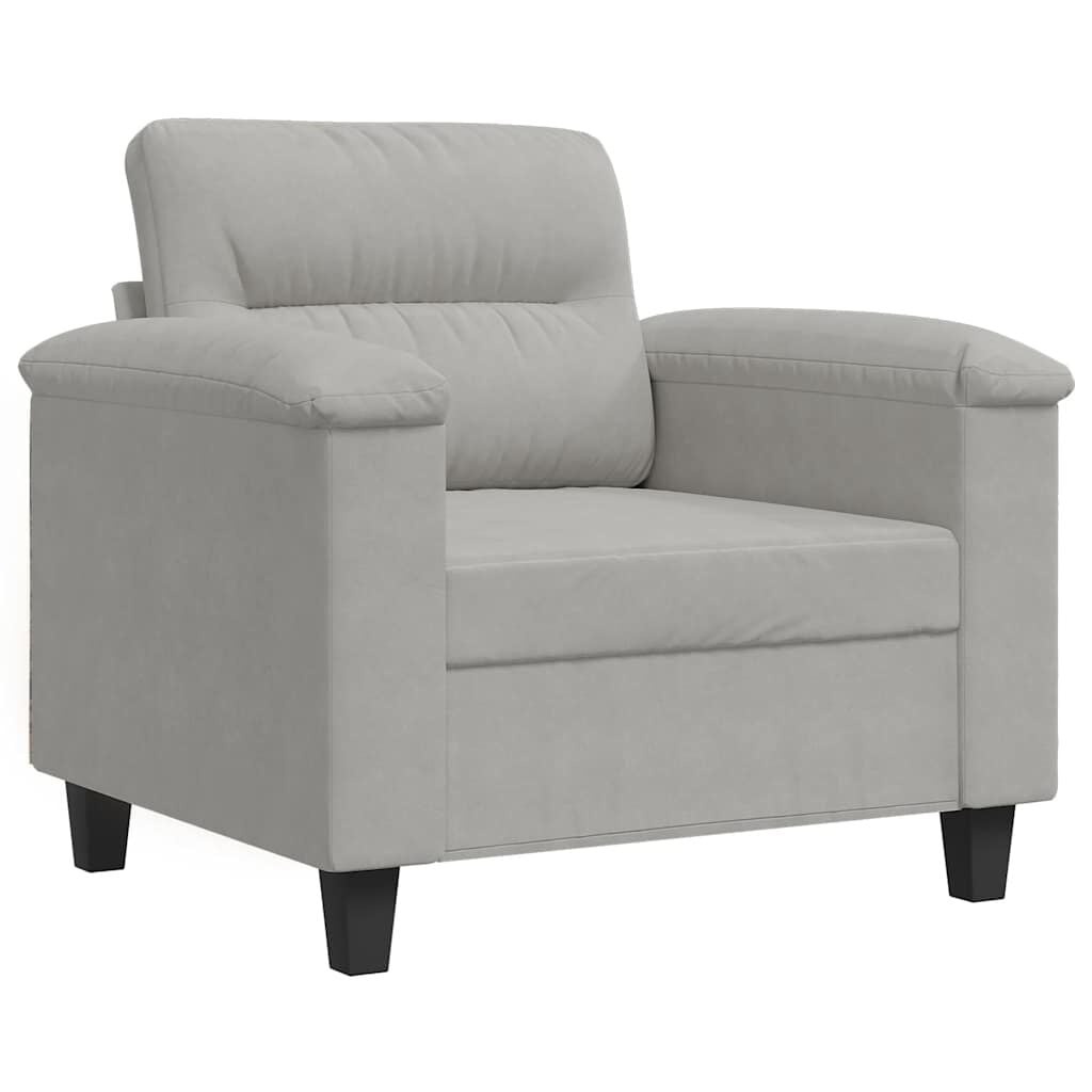 vidaXL Fauteuil Zwart Microvezel - 54% Korting