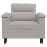 vidaXL Fauteuil Zwart Microvezel - 54% Korting