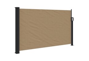 VidaXL Uittrekbaar Windscherm 117x300 cm Taupe - 41% Korting
