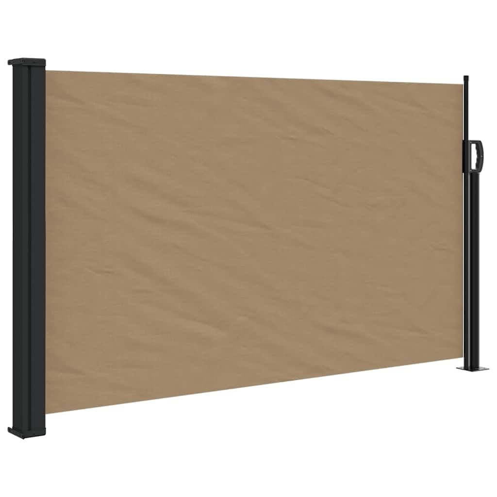 Uittrekbaar Windscherm 117x300 cm Taupe - 34% Korting