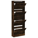 VidaXL Schoenenkast Gerookt Eiken 60x21x163,5 cm - 34% Korting!