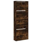 VidaXL Schoenenkast Gerookt Eiken 60x21x163,5 cm - 34% Korting!