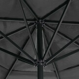 Antraciet Parasol Aluminium Paal 600cm - 35% Korting