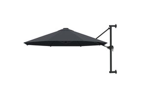 Wandparasol Antraciet 300 cm - Beschermt tegen zonlicht