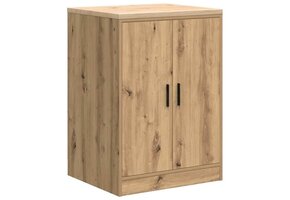 vidaXL Garagekast Grenenhout 60x51x85 cm Artisan Eiken - 58% Korting