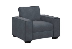 VidaXL Fauteuil Donkergrijs Fluweel 60 cm Breed - 67% Korting!