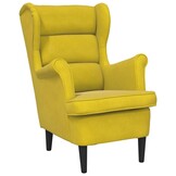 VidaXL Fauteuil Fluweel Mosterdgeel 54% Korting
