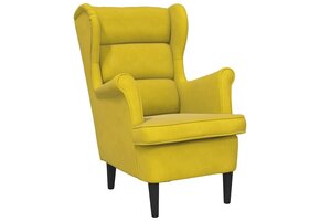 VidaXL Fauteuil Fluweel Mosterdgeel - 59% Korting