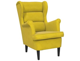 VidaXL Fauteuil Fluweel Mosterdgeel 54% Korting