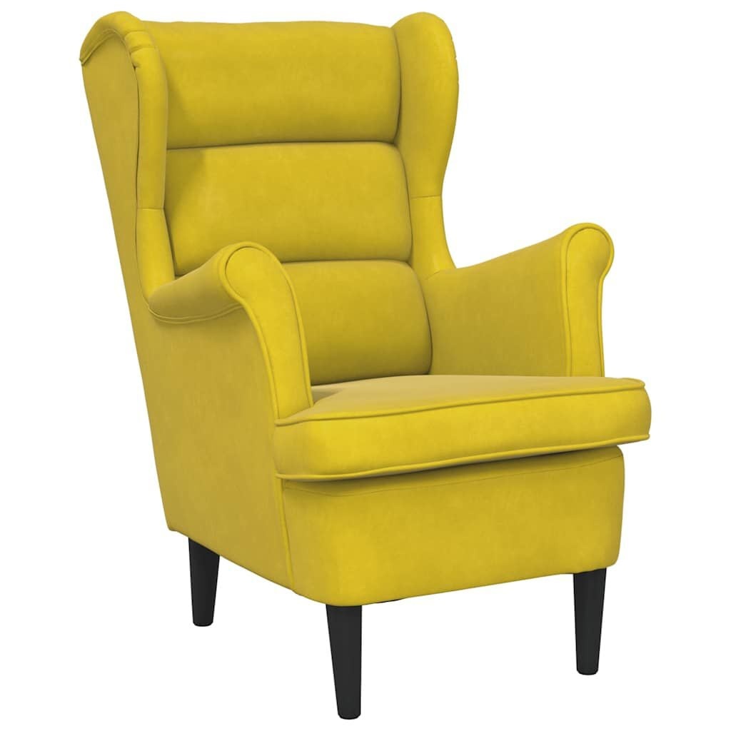 VidaXL Fauteuil Fluweel Mosterdgeel 54% Korting