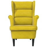VidaXL Fauteuil Fluweel Mosterdgeel 54% Korting