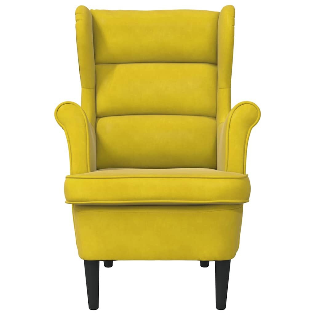 VidaXL Fauteuil Fluweel Mosterdgeel 54% Korting