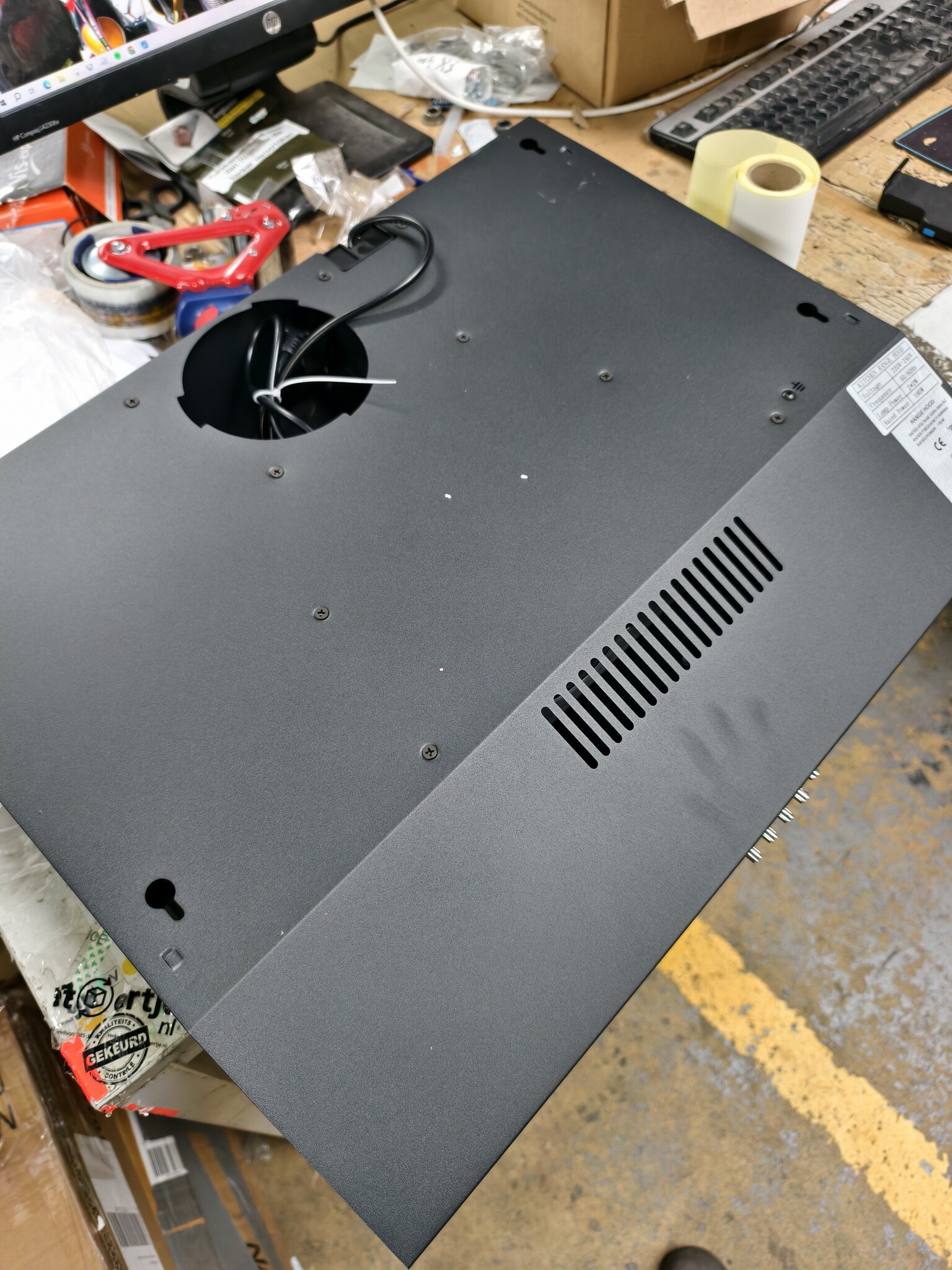 Afzuigkap Onderbouw Zwart 280 m³/u - 49% Korting